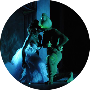 ballet espetáculo a princesa e o sapo